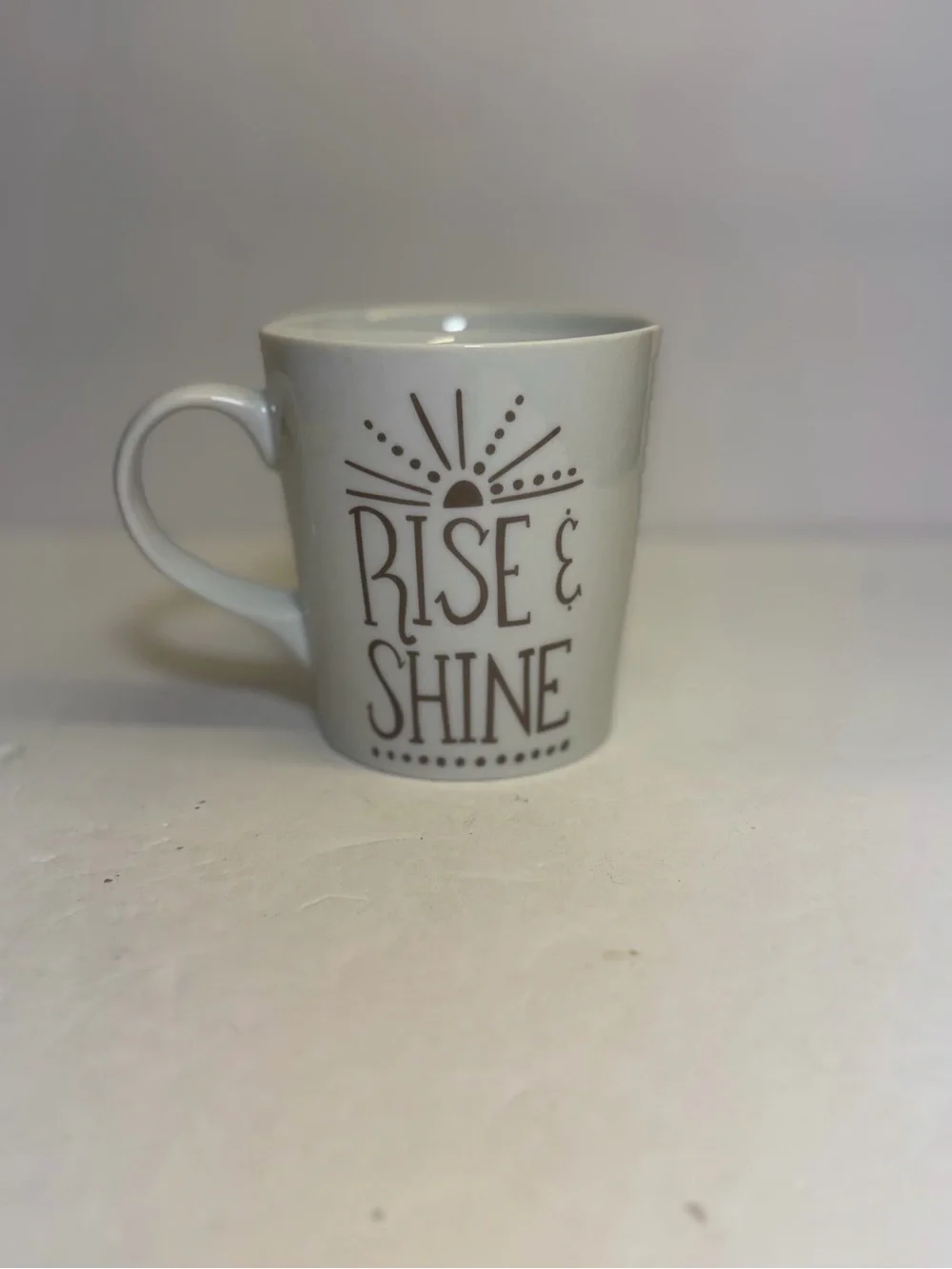 Crate & Barrel Rise & Shine Chicken Ceramic Mug